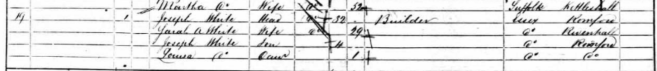 1861 census, Romford Essex